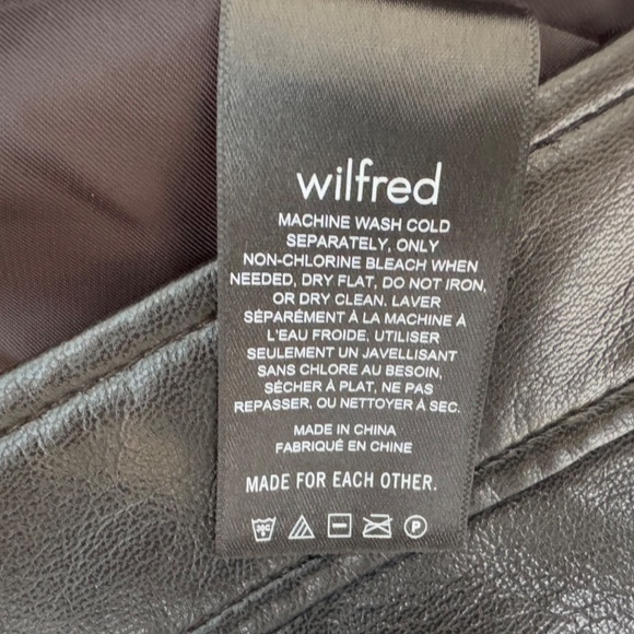 Wilfred Black Leather Jacket - Picture 13 of 14